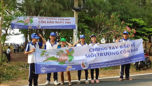 The program of studying extracurricular activities to protect the environment for secondary school students in Con Dao