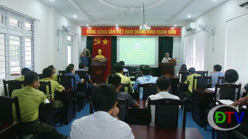Tập huấn kỹ thuật sơ cấp cứu ban đầu