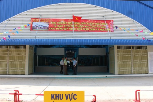 Chợ mới Côn Đảo đưa vào hoạt động