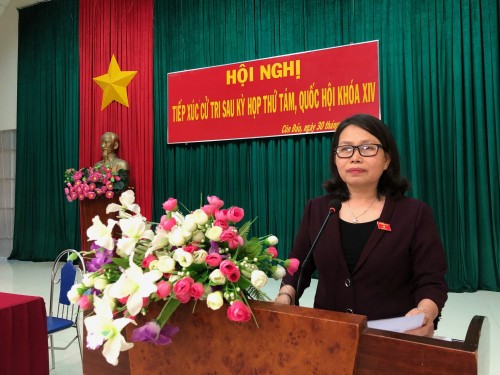 Đoàn Đại biểu Quốc hội tỉnh tiếp xúc cử tri huyện Côn Đảo sau Kỳ họp thứ 8