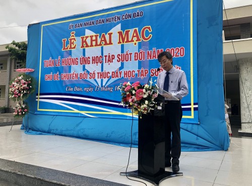 Côn Đảo Khai mạc tuần lễ học tập suốt đời năm 2020