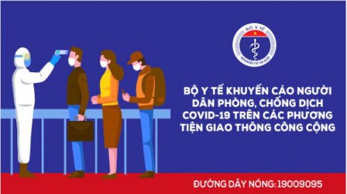 Tăng cường phòng, chống dịch COVID-19 trên các phương tiện giao thông công cộng