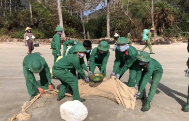 STRENGTHENING THE WORK OF CON DAO ENVIRONMENT PROTECTION
