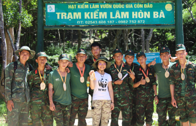 WWF - Vietnam organizes communication activities on responsible tourism, meeting the commitment "Con Dao – a destination of plastic reduction"