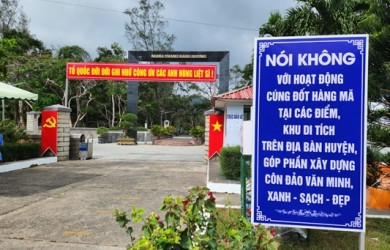 Côn Đảo sẽ kiên quyết: Nói không với đốt hàng mã tại các di tích