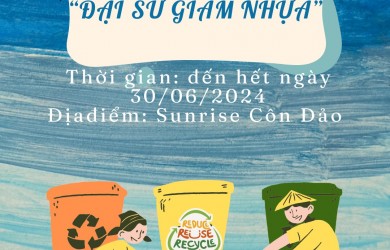 Chỉ với một bước đơn giản, ai cũng có thể trở thành đại sứ giảm nhựa