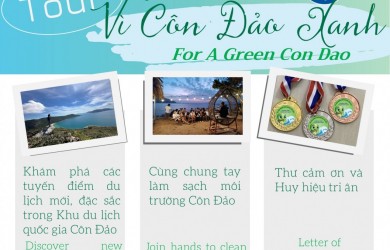 Tour du lịch Vì Côn Đảo Xanh – Xanh trên mỗi hành trình