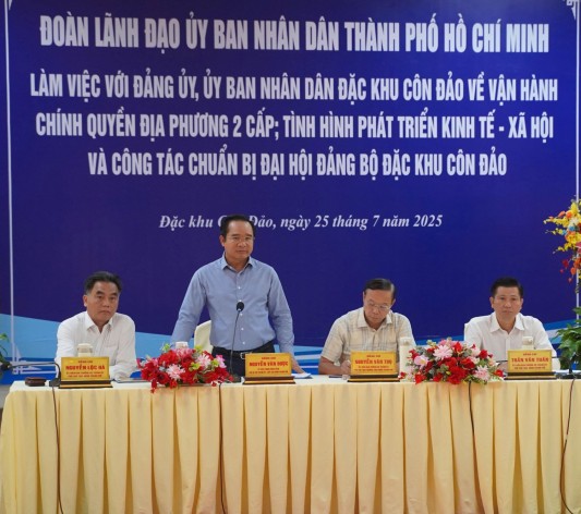 Chủ tịch UBND Thành phố Hồ Chí Minh: Phát triển đặc khu Côn...