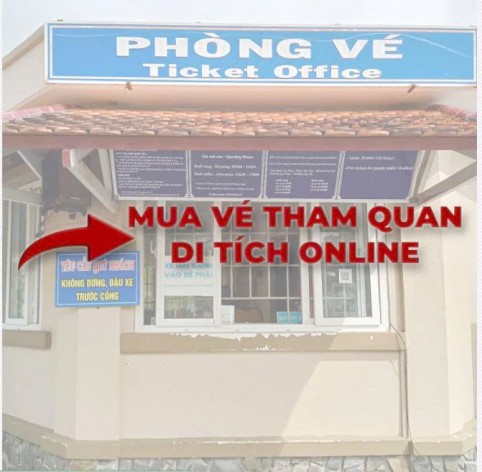 Hướng dẫn mua vé thăm quan di tích online