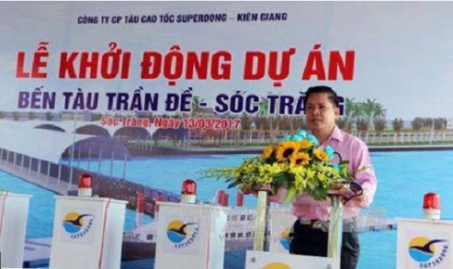 Khởi động bến tàu cao tốc Trần Đề đi Côn Đảo