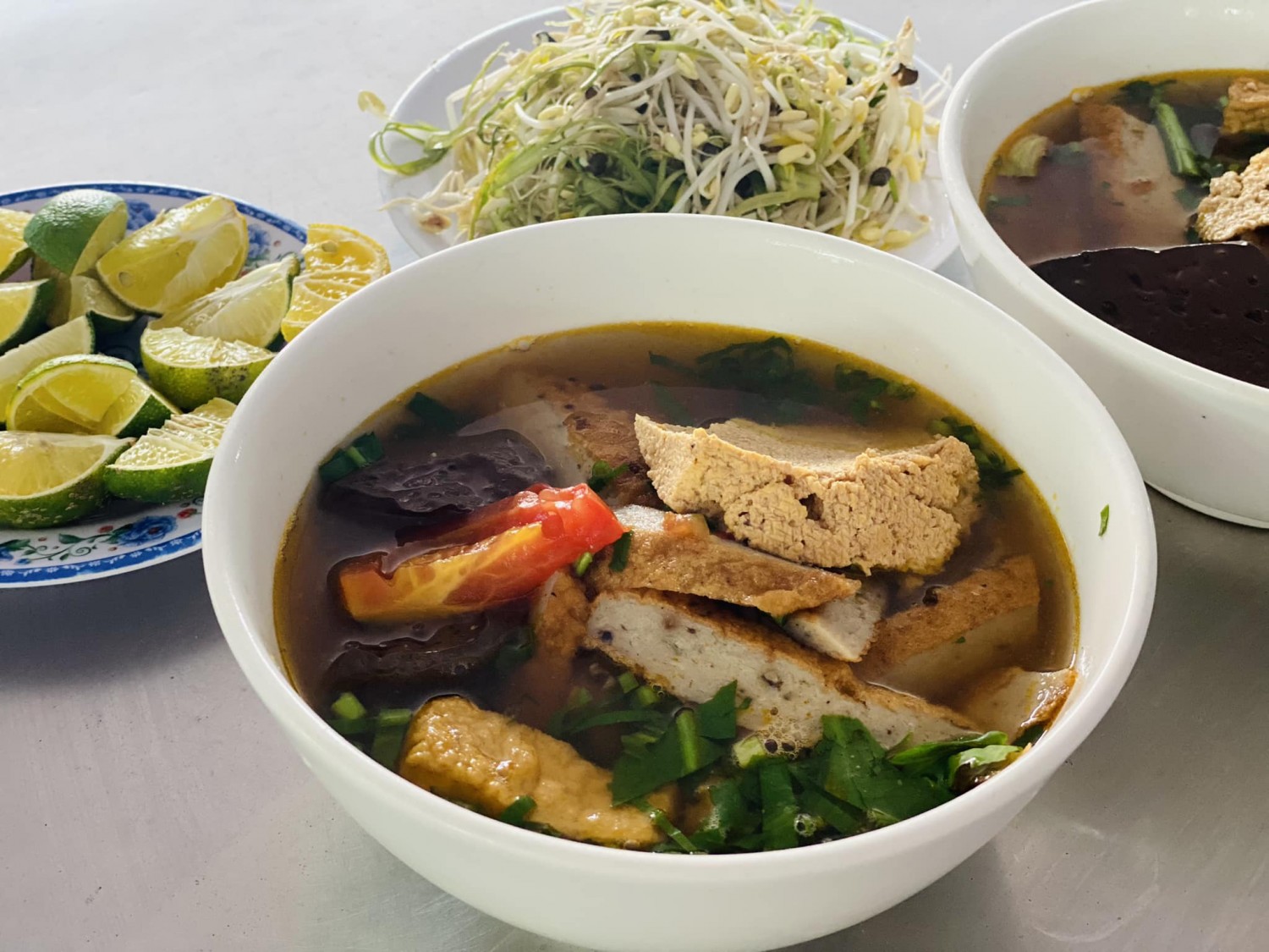 The famous crab noodle soup in Con Dao