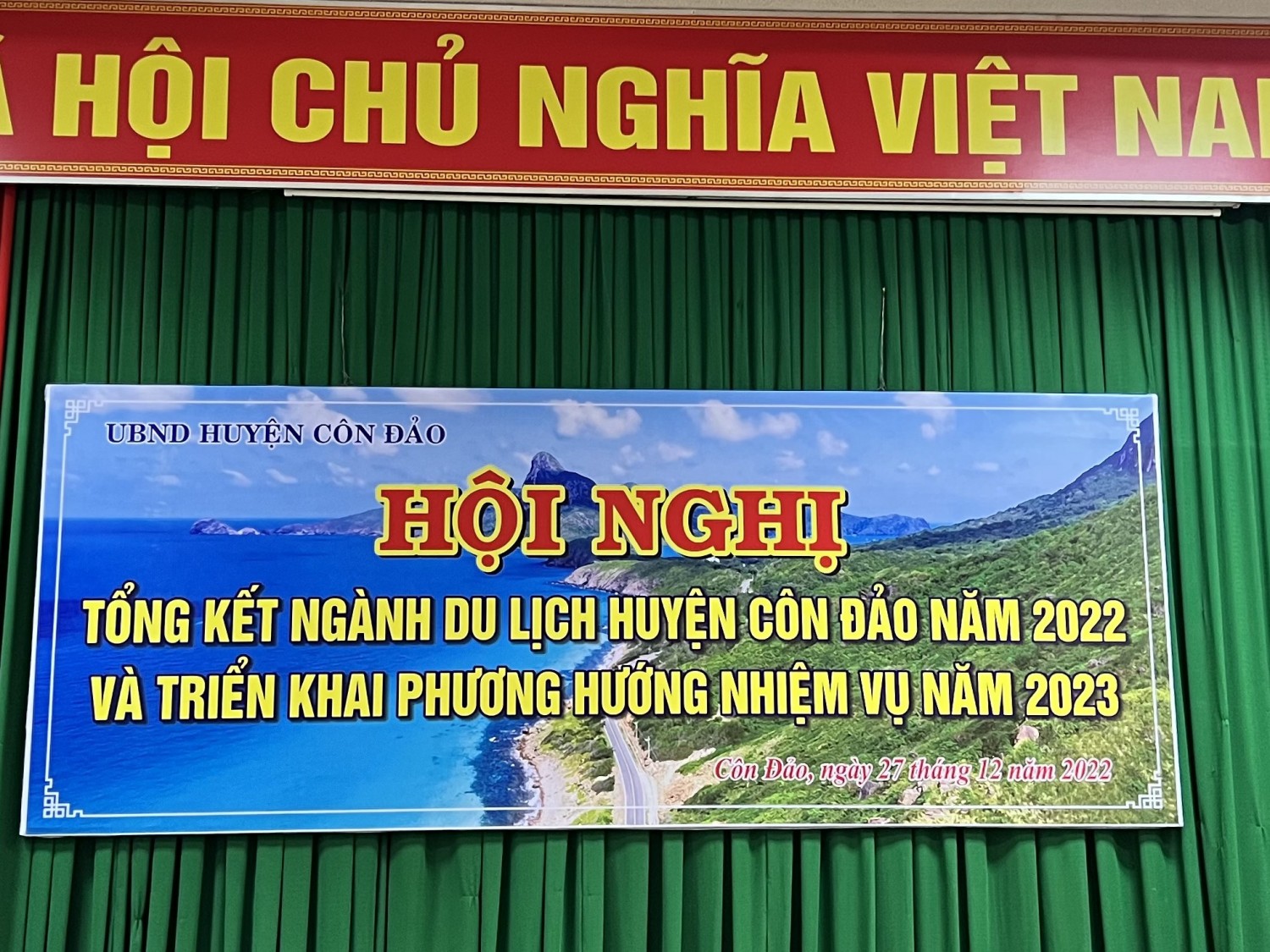 HỘI NGHỊ TỔNG KẾT NGÀNH DU LỊCH HUYỆN CÔN ĐẢO NĂM 2022 VÀ TRIỂN KHAI PHƯƠNG HƯỚNG, NHIỆM VỤ NĂM 2023