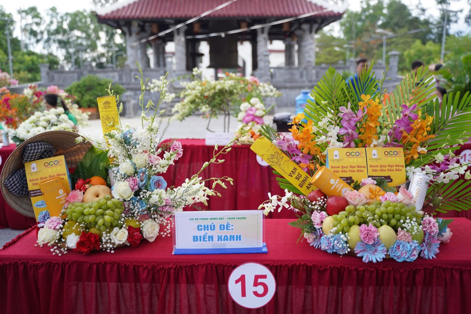 Sáng tạo Giỏ lễ xanh Côn Đảo