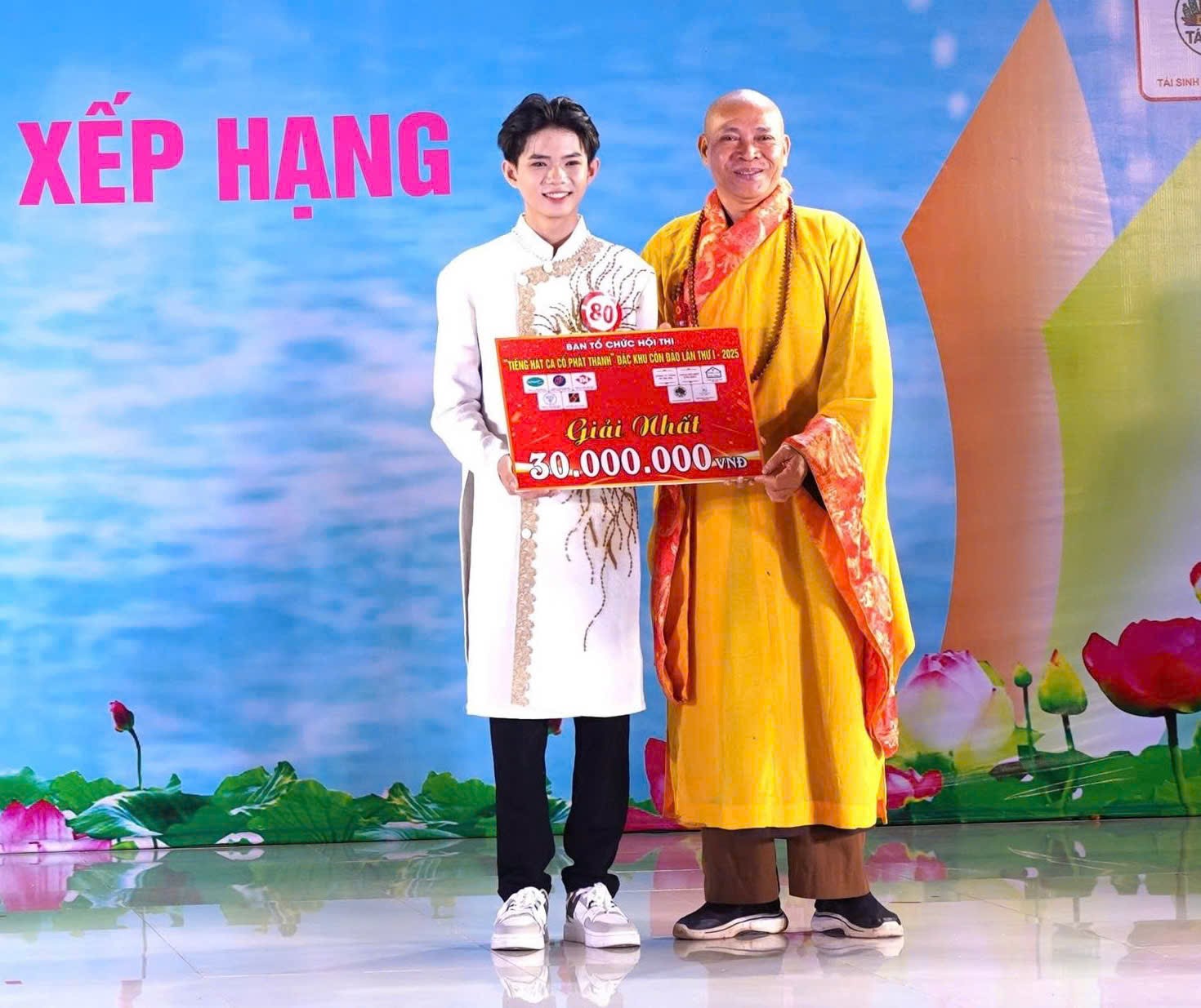 Thí sinh Vương Quang Trí - An Giang đạt giải nhất hội thi