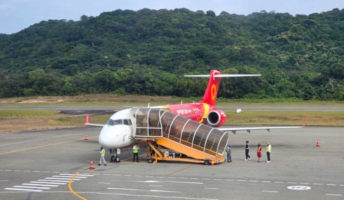 Vietjet gấp đôi chuyến bay đến Côn Đảo